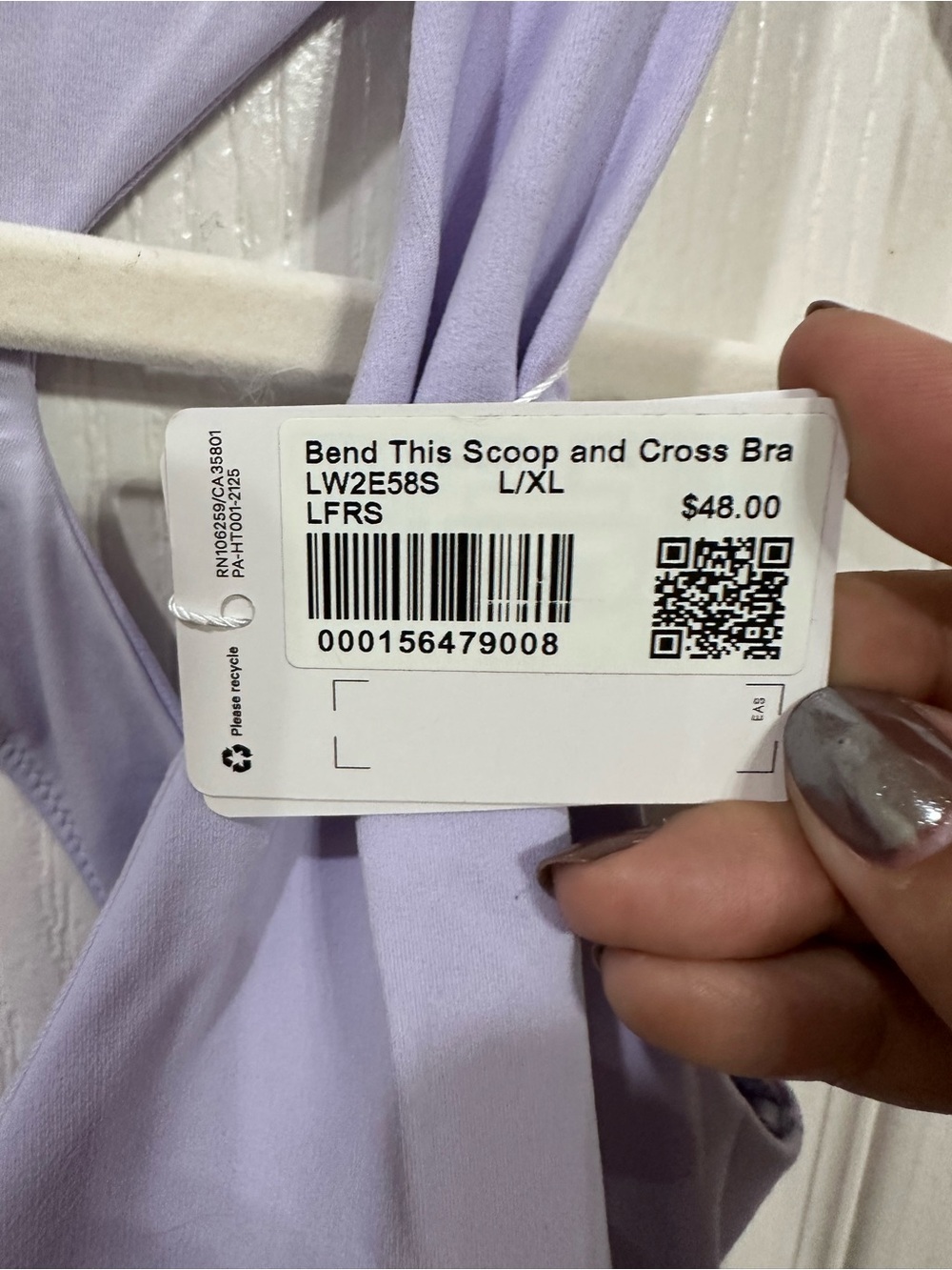 Bend This Scoop and Cross Bra - Picture 4 of 5
